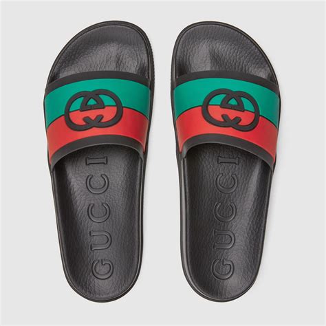 gucci sliders mens sale|gucci slides men real.